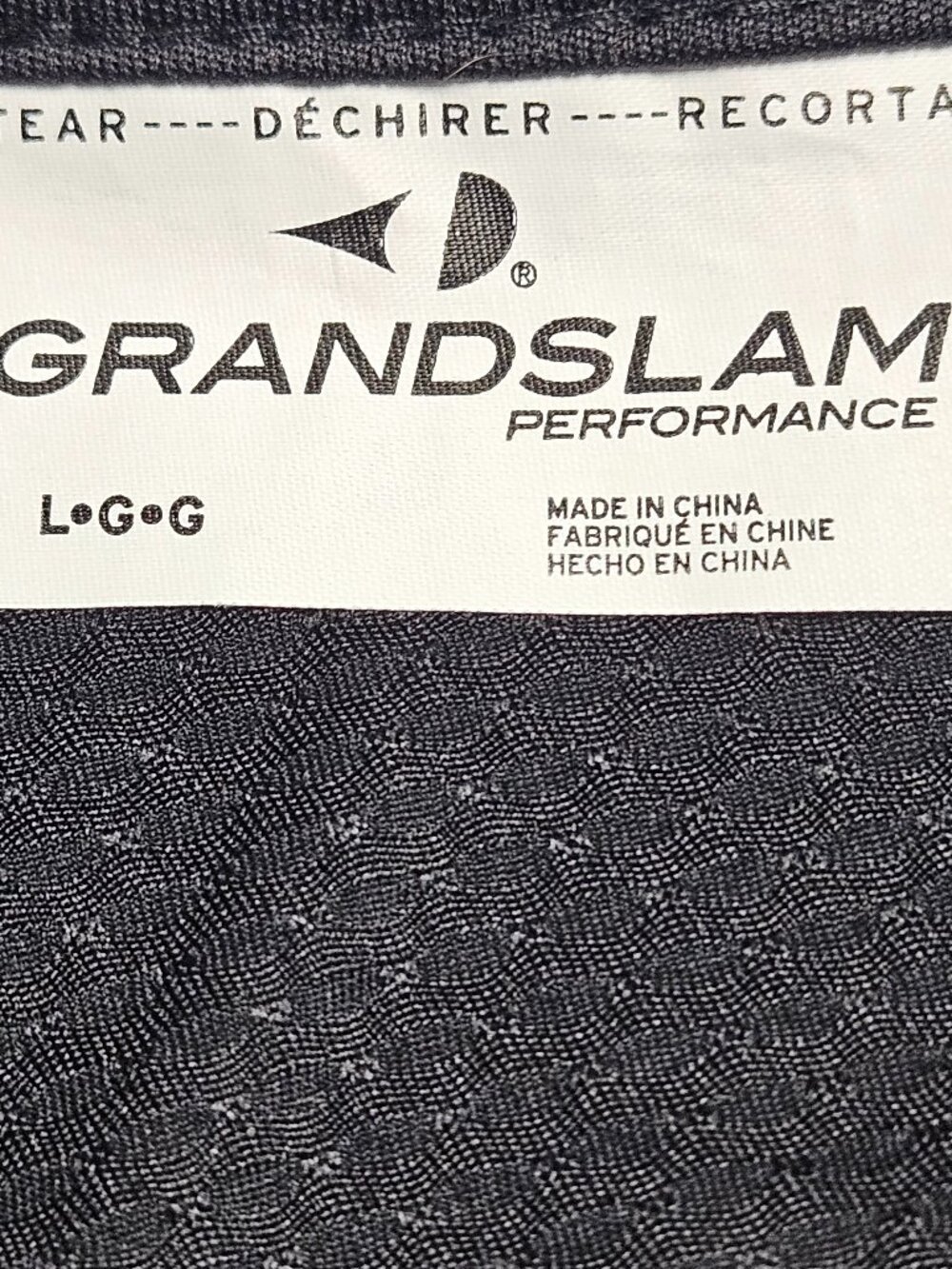 Grand Slam Performance Tennis Dress Blue Black Abstract Print Athletic L - Picture 14 of 14